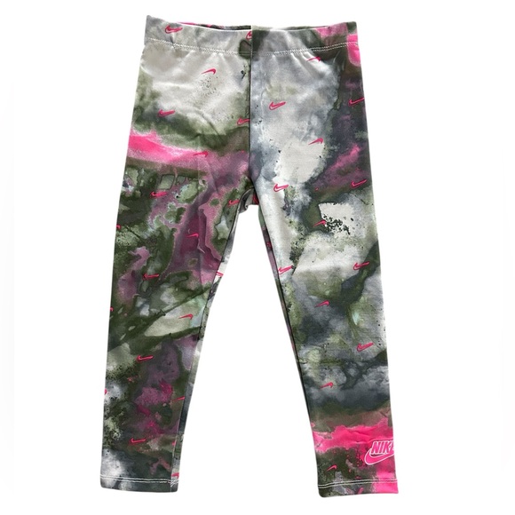 *New* Nike Dri-Fit Pink Long Sleeve Top & Leggings Set Girls Size 4T - Picture 5 of 10